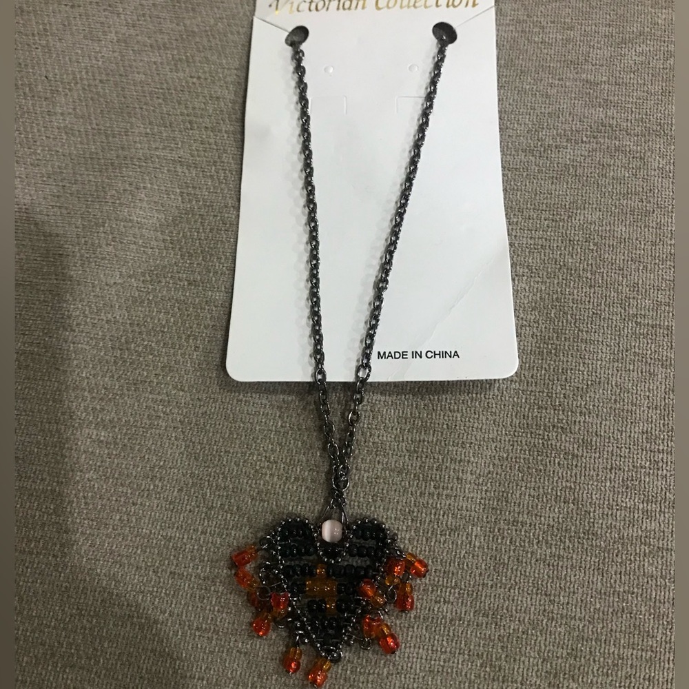 ♥️5/$20 Beaded Heart Pendant Necklace